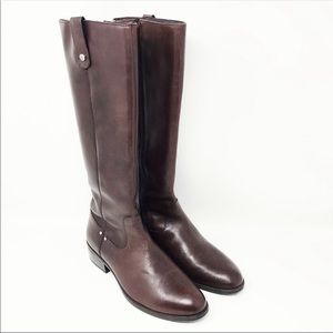 Ralph Lauren Masika Brown Leather Tall Boots 8.5